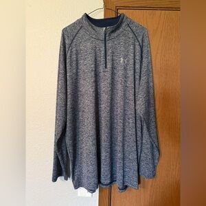 Under Armour Heathered Blue Quarter-Zip Pullover